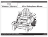 RYRM8002 Parts List for Ryobi 42" Riding Lawn Mower